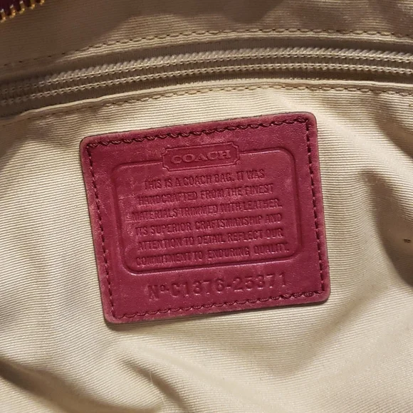 Authentic Coach Purse - Picture 5 of 13
